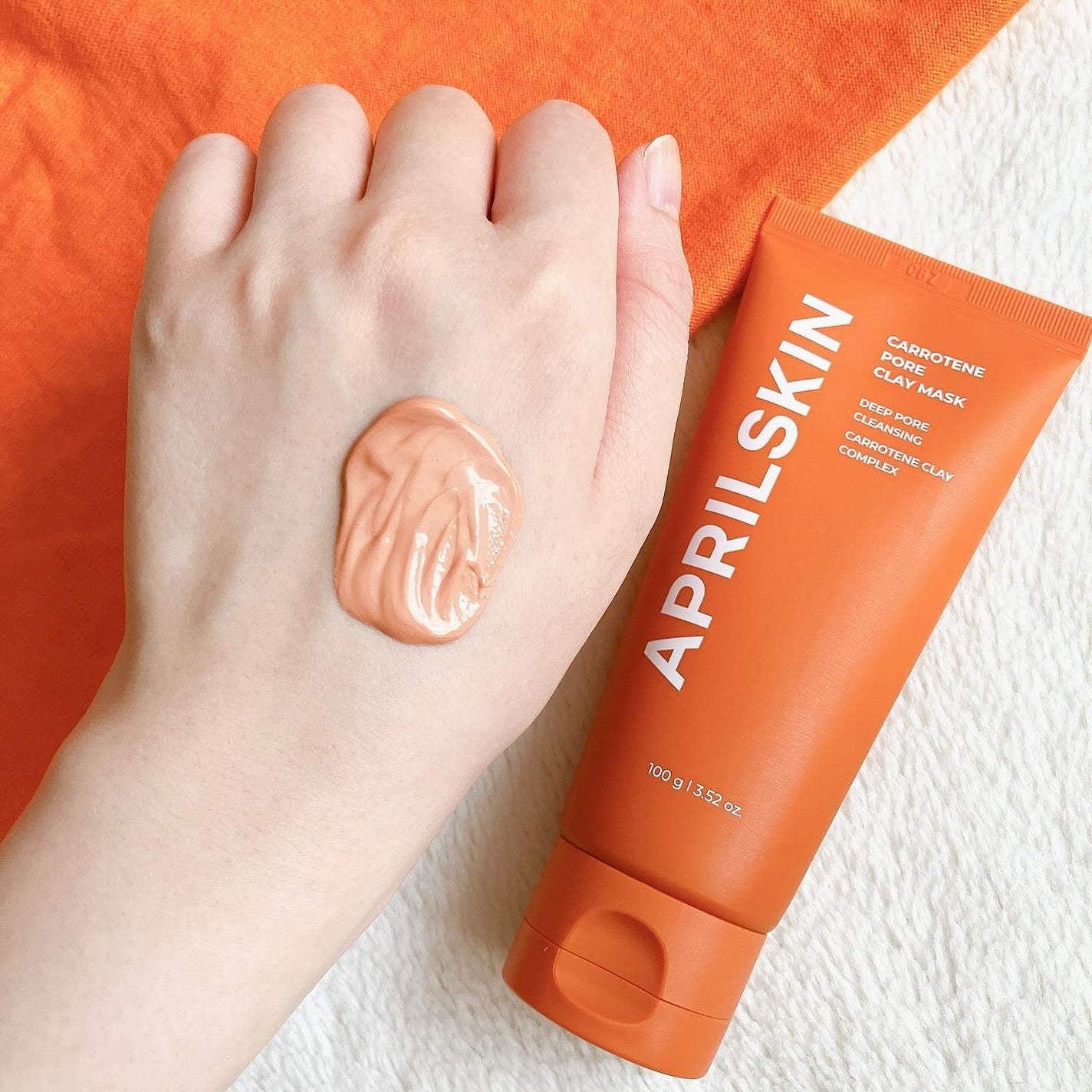 カロテン毛穴レスクレイパック/APRILSKIN/洗い流すパック・マスクを使ったクチコミ(4枚目)