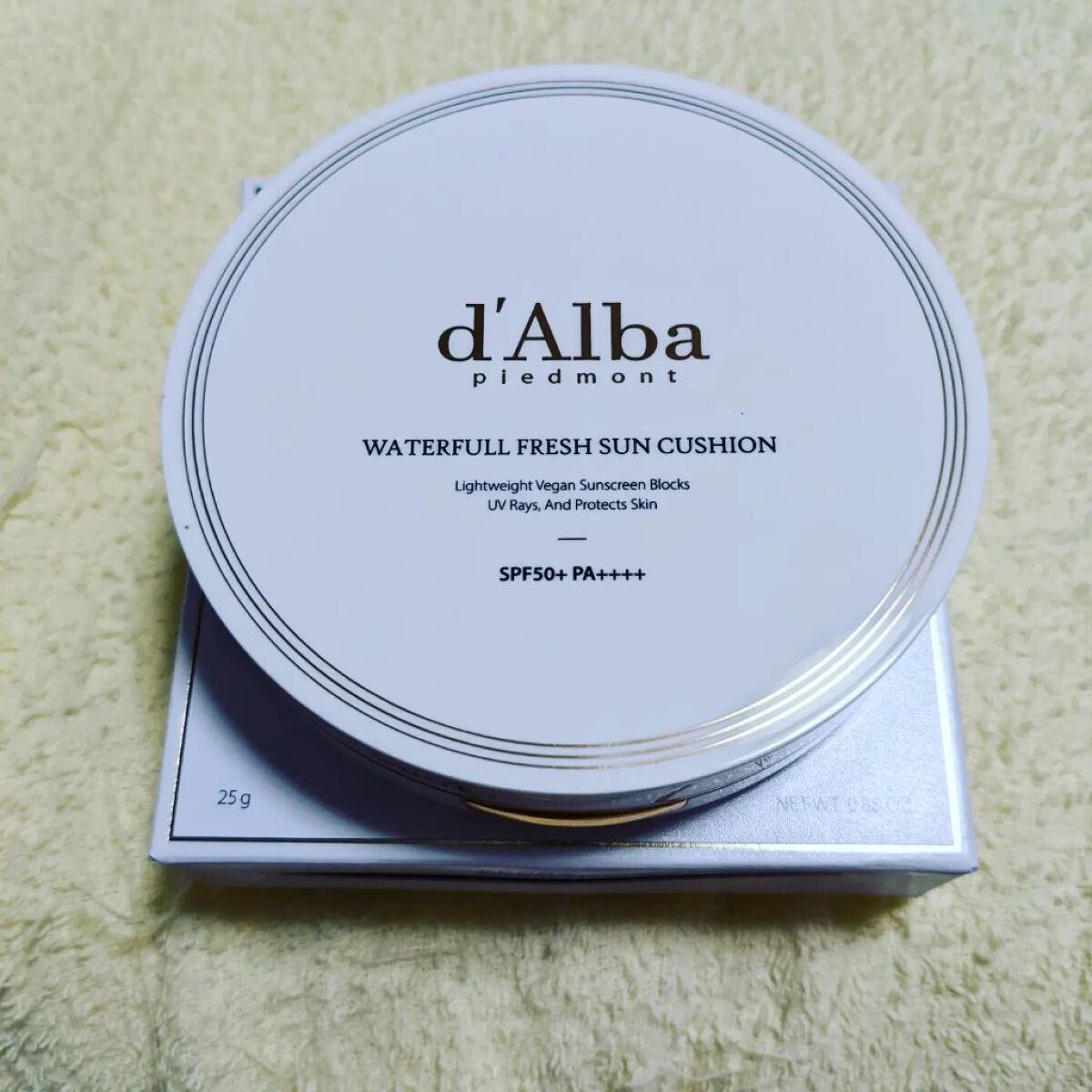 ウォータフルフレッシュサンクッション/ダルバ/日焼け止めローションを使ったクチコミ（2枚目）