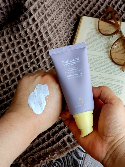 ブラックライス ピュア ミネラル リリーフ デイリー サンスクリーン/haruharu wonder/日焼け止めクリームを使ったクチコミ(3枚目)