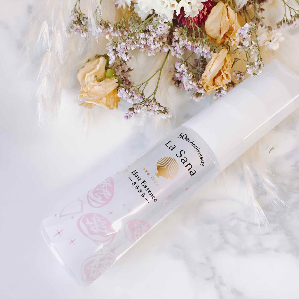 海藻 ヘア エッセンス さらさら/ラサーナ/ヘアオイルを使ったクチコミ（1枚目）