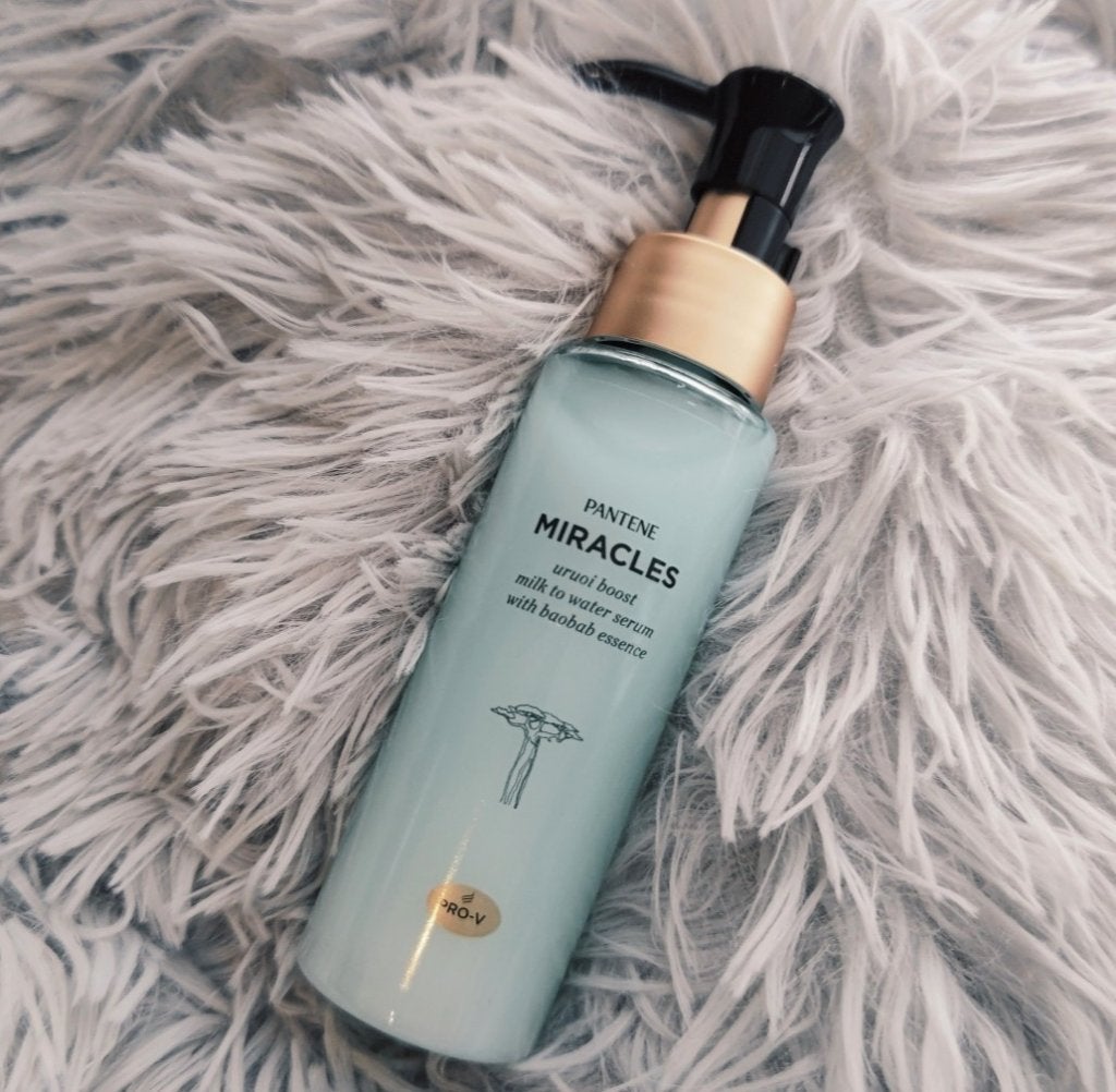 ミラクルズ うるおいブーストミルクウォーターセラム/パンテーン/アウトバストリートメントを使ったクチコミ(1枚目)