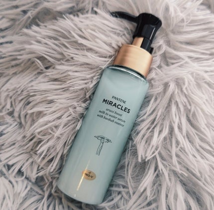 ミラクルズ うるおいブーストミルクウォーターセラム/パンテーン/アウトバストリートメントを使ったクチコミ(1枚目)