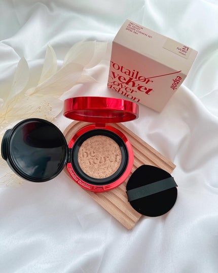 プロテーラービーベルベットカバークッション/espoir/クッションファンデーションを使ったクチコミ(2枚目)