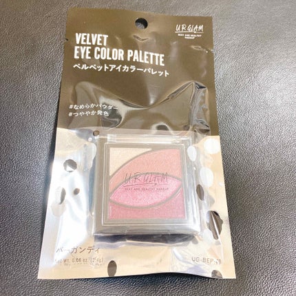 UR GLAM VELVET EYE COLOR PALETTE/U R GLAM/アイシャドウパレットを使ったクチコミ(1枚目)