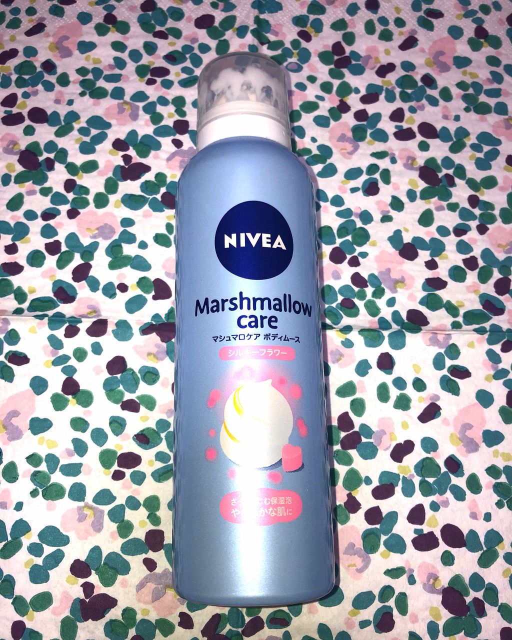 マシュマロケア ボディムース シルキーフラワー/ニベア/ボディローションを使ったクチコミ(1枚目)