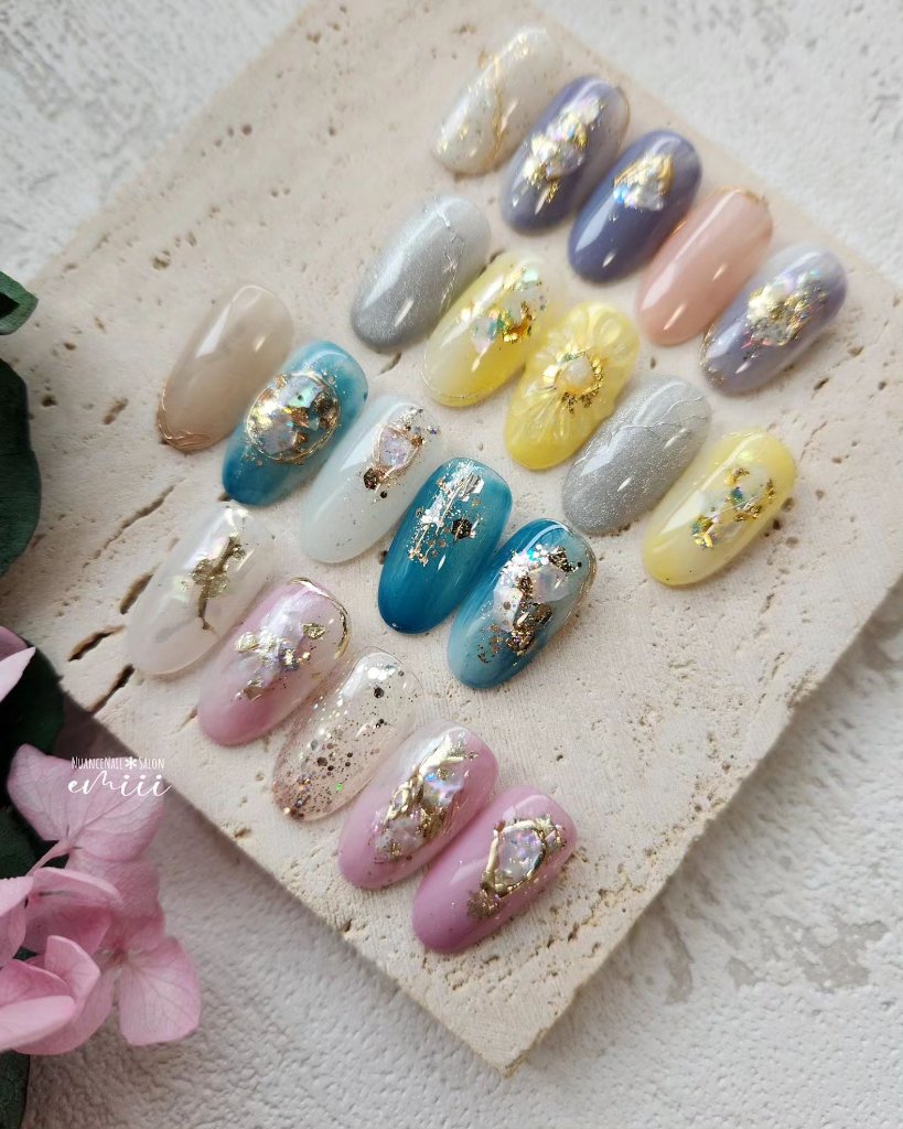 Re:gel カメレオンマグネットジェル/Beach/ジェルネイルを使ったクチコミ（2枚目）