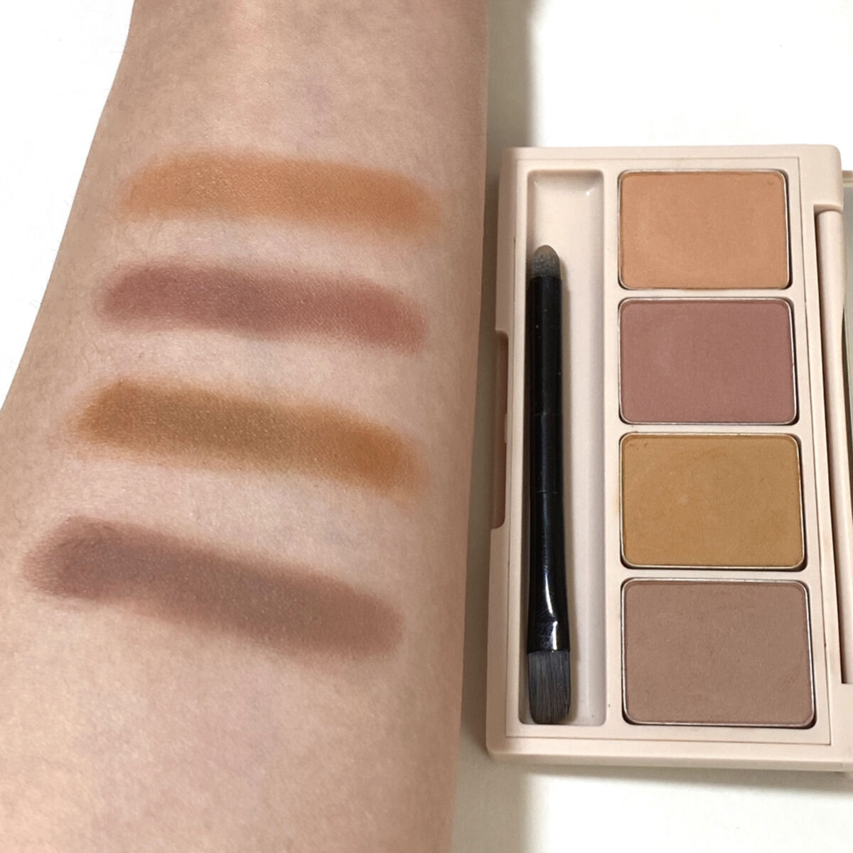 足しパレ/Fujiko/アイシャドウパレットを使ったクチコミ（3枚目）