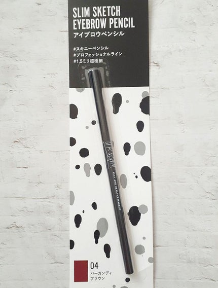 スリムスケッチアイブロウペンシル/U R GLAM/アイブロウペンシルを使ったクチコミ(1枚目)