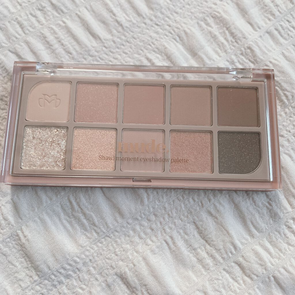 MDショールモーメント アイシャドウパレット/mude./アイシャドウパレットを使ったクチコミ（2枚目）
