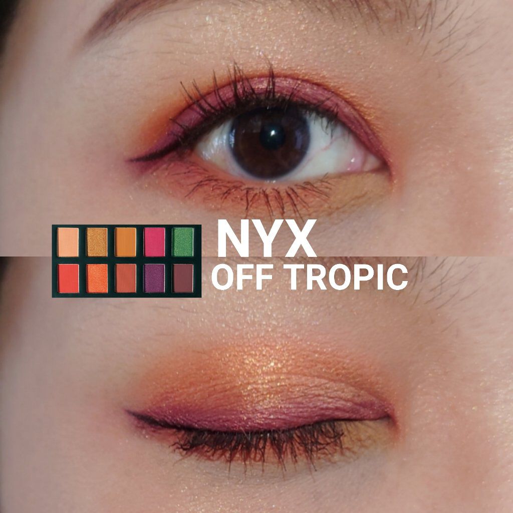 オフトロピック シャドウ パレット/NYX Professional Makeup/アイシャドウパレットを使ったクチコミ（1枚目）