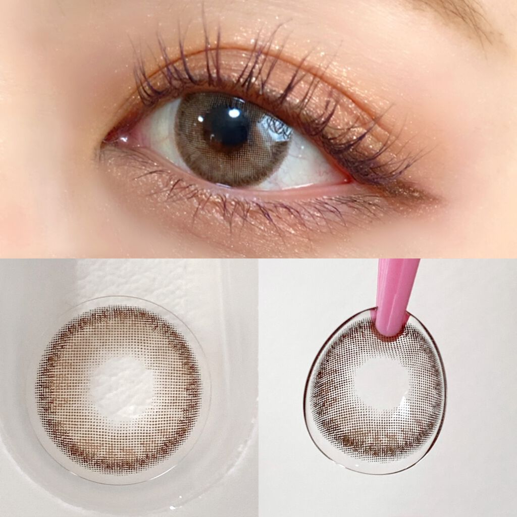 Peaceful Kristen ブルー/Hapa kristin/カラーコンタクトレンズを使ったクチコミ（2枚目）