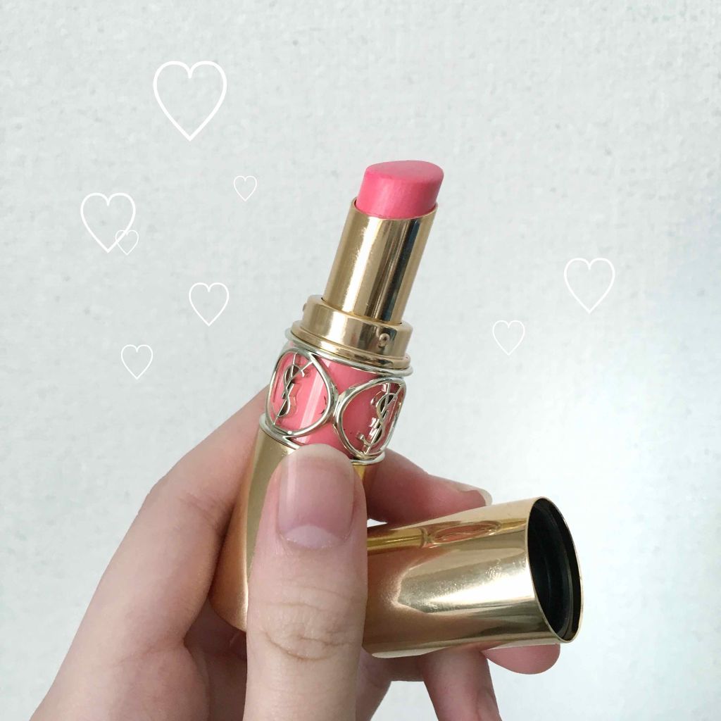 ルージュ ヴォリュプテ シャイン/YVES SAINT LAURENT BEAUTE/口紅を使ったクチコミ（1枚目）
