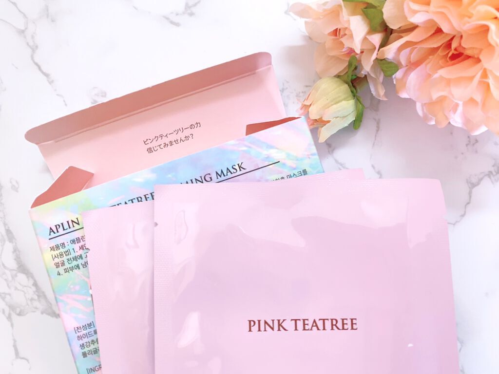 ピンクティーツリーマスクパック/APLIN/シートマスク・パックを使ったクチコミ(6枚目)