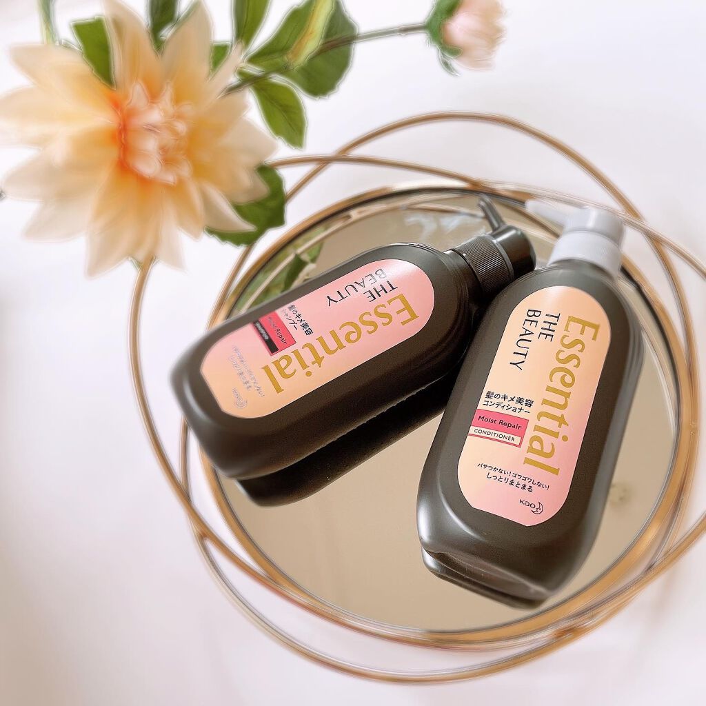 THE BEAUTY 髪のキメ美容シャンプー／コンディショナー＜モイストリペア＞	/エッセンシャル/市販シャンプーを使ったクチコミ（1枚目）
