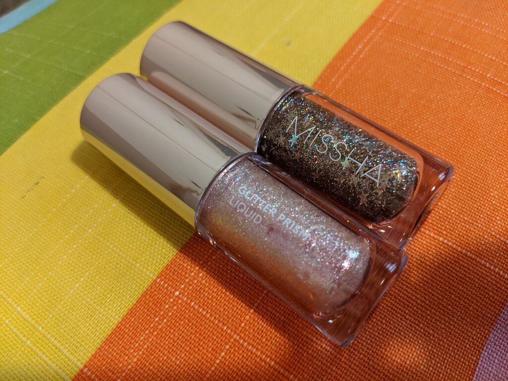 グリッタープリズム リキッド/MISSHA/グリッターを使ったクチコミ（1枚目）