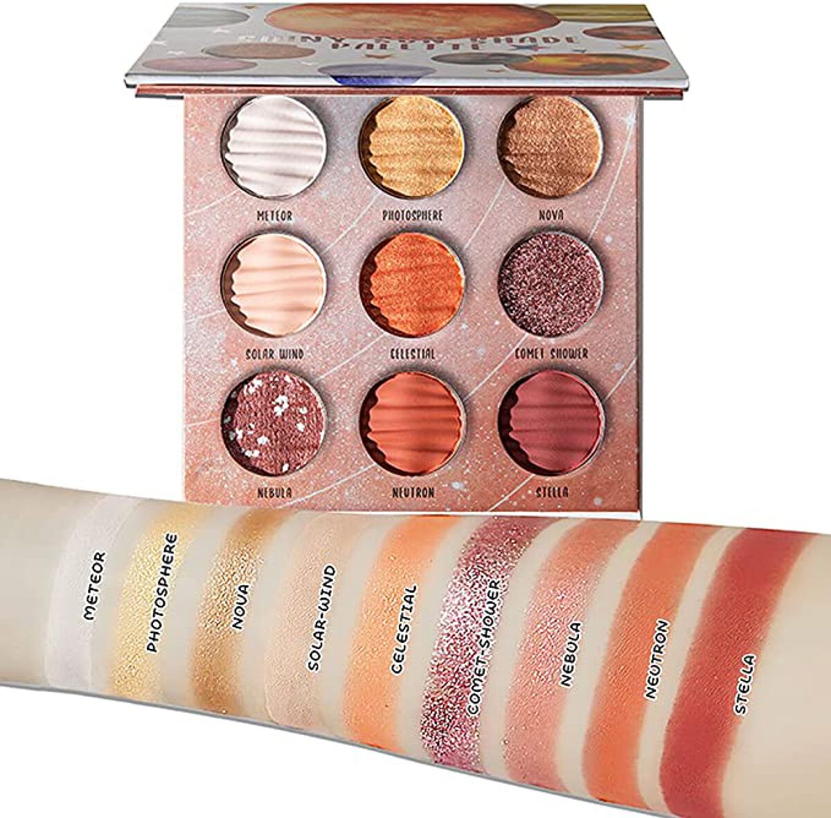 ギャラクシー9色アイシャドウパレット サン SUN