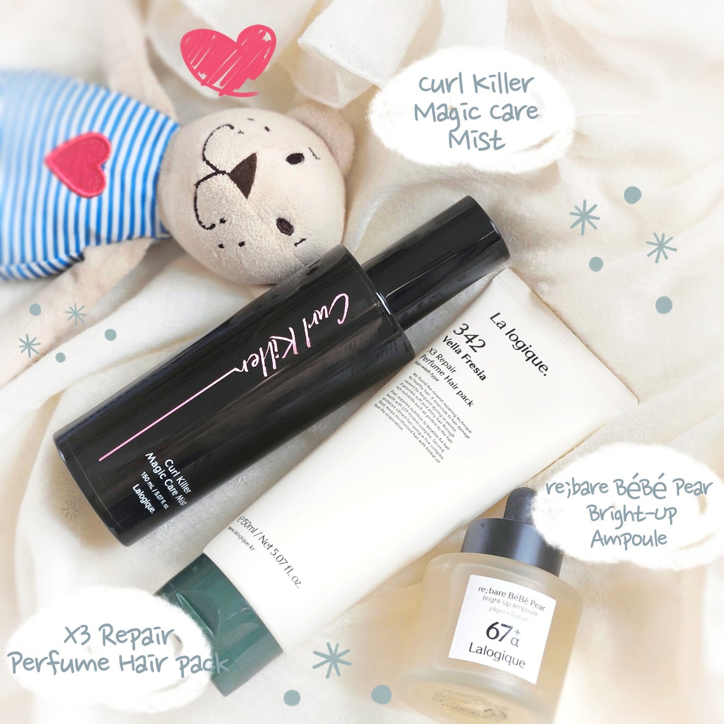 X3 リペア パフューム ヘアパック /Lalogique/アウトバストリートメントを使ったクチコミ(1枚目)