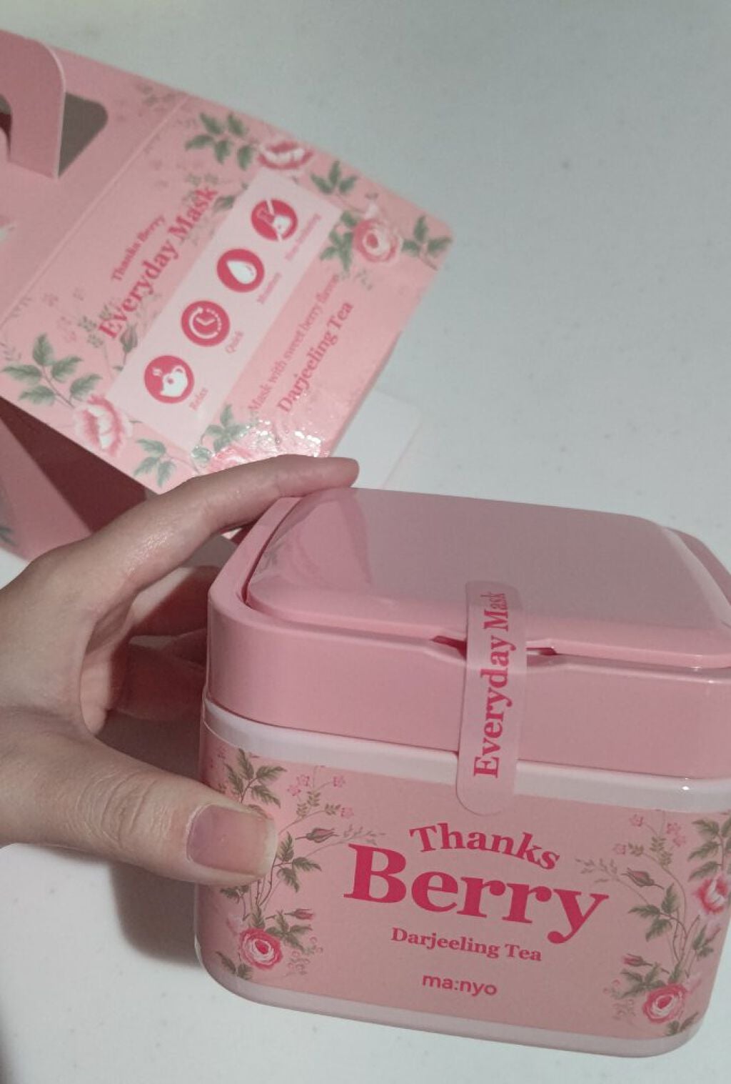 Thanks Berry ダージリンティー マスク/manyo/シートマスク・パックを使ったクチコミ(2枚目)