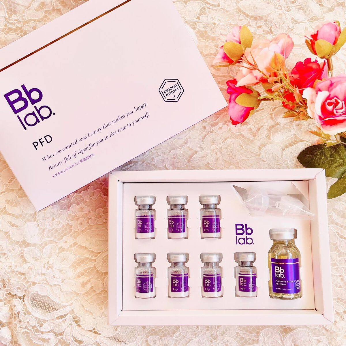 momoringo_5 on LIPS 「こんにちは💋あの原液美容液#水溶性プラセンタエキス*の先行美容..」(7枚目)