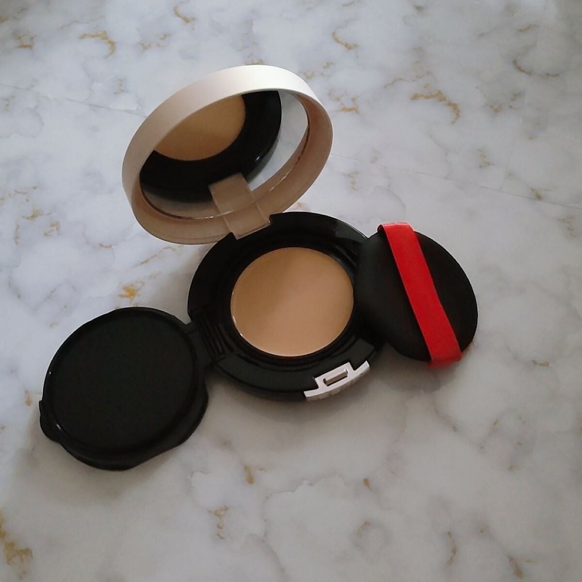 ドラマティッククッションジェリー/マキアージュ/クッションファンデーションを使ったクチコミ(2枚目)