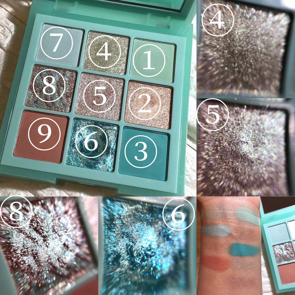 Huda Beauty PASTEL OBSESSIONS EYESHADOW PALETTEのクチコミ「
LIPSの #ラメ博覧会 タグに乗っかって
私の手持ちHUDAの中でも
ラメパレットなの！？.....」（3枚目）