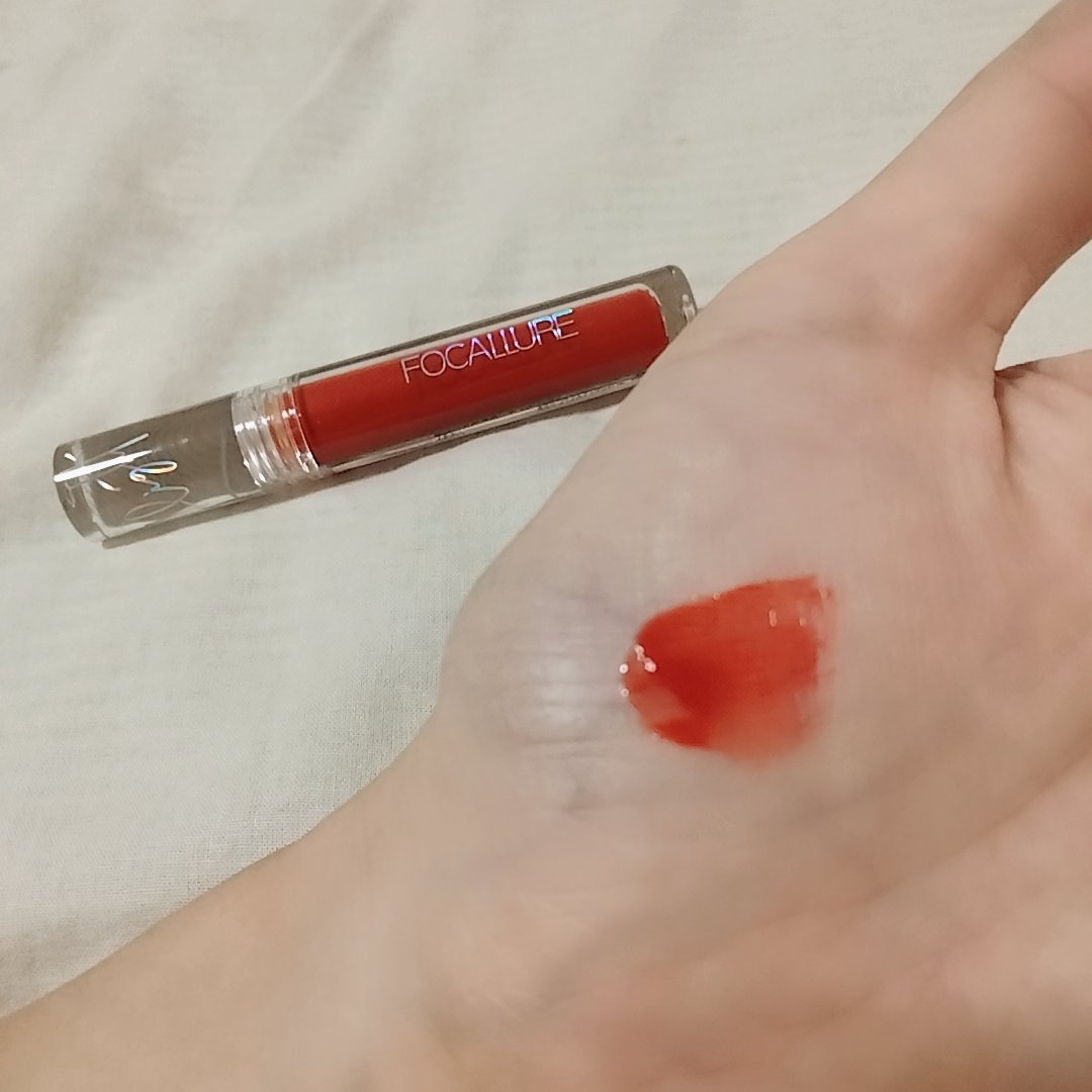 クリスタルミラーティント #01 パーシモン/FOCALLURE/リップティントを使ったクチコミ（3枚目）