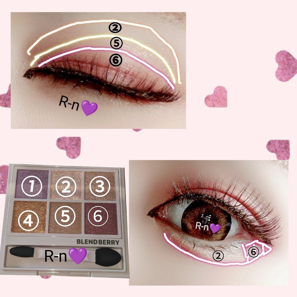 オーラクリエイション/BLEND BERRY/アイシャドウパレットを使ったクチコミ(2枚目)