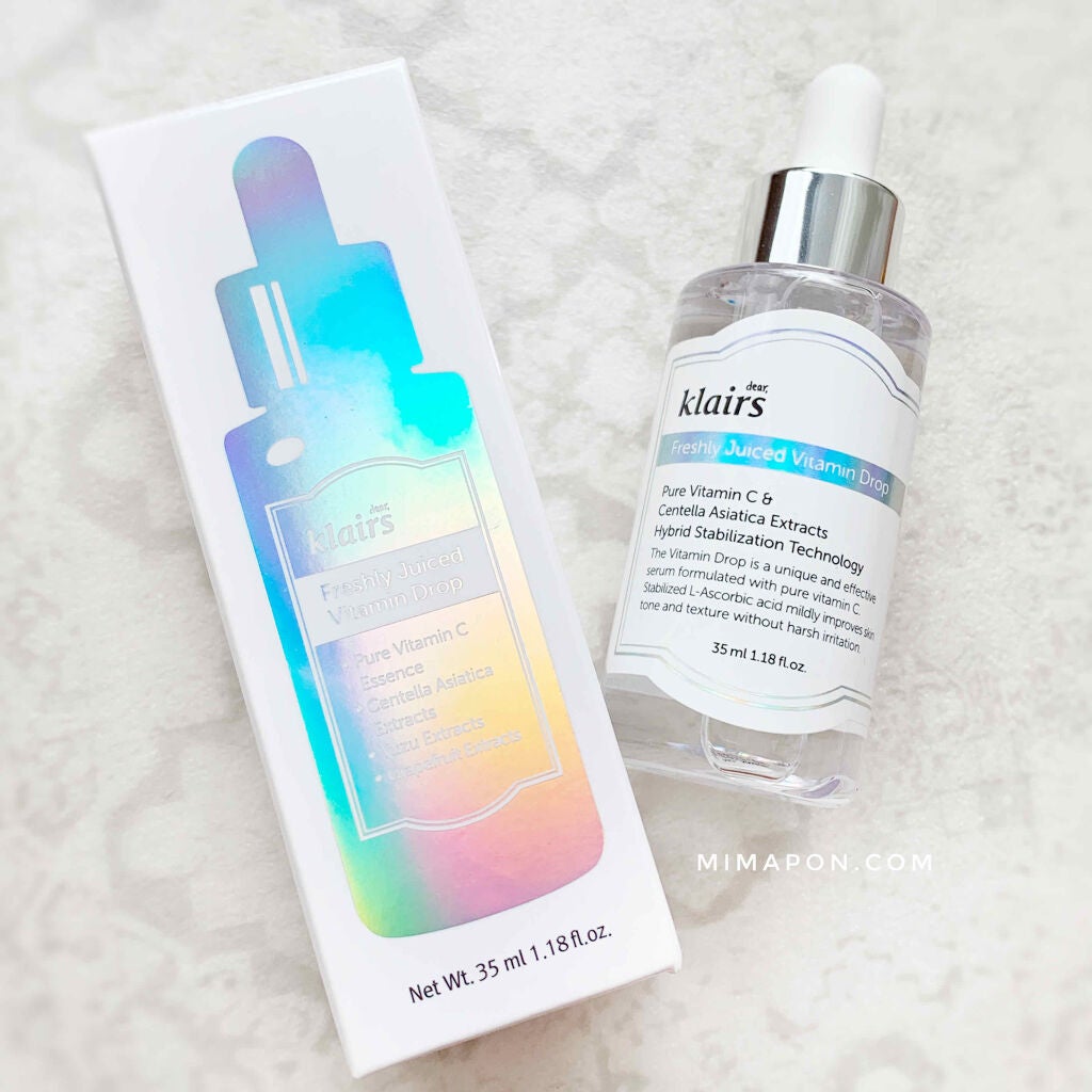 フレッシュリージュースドビタミンドロップ(35ml)/Klairs/美容液を使ったクチコミ(1枚目)