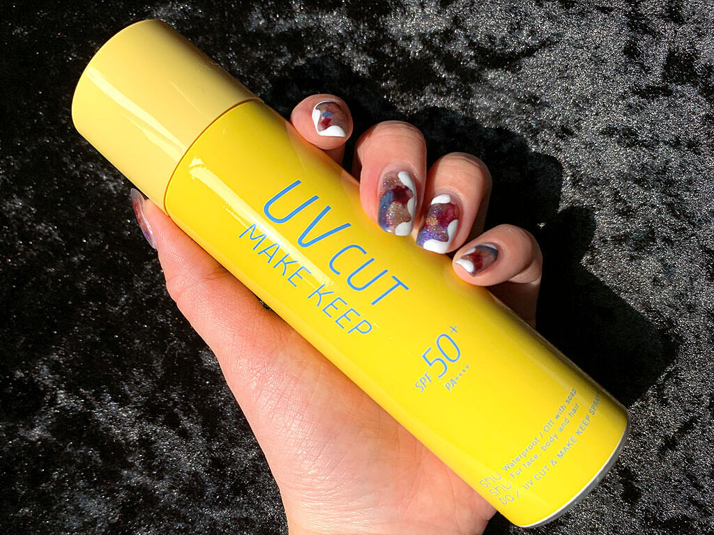 UVカット＆メイクキープスプレー+ /shushupa!/日焼け止めミスト・スプレーを使ったクチコミ（1枚目）