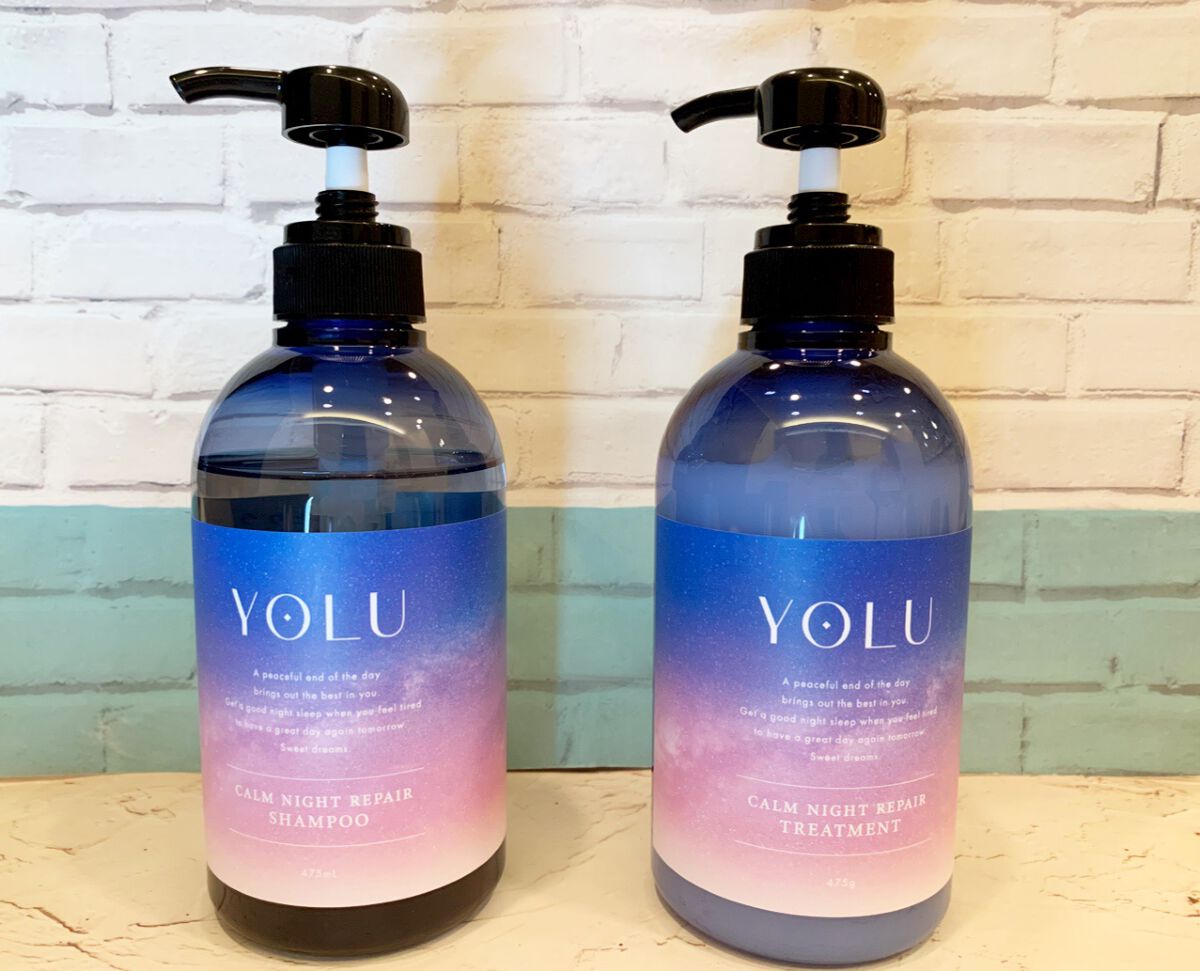 カームナイトリペアシャンプー/トリートメント/YOLU/市販シャンプーを使ったクチコミ(1枚目)