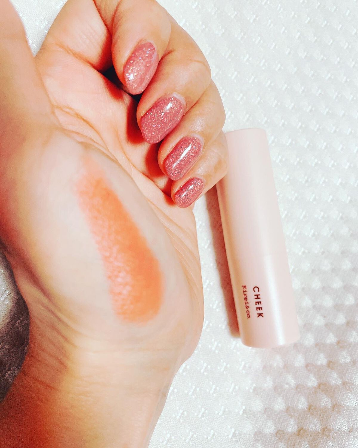 スティックチーク/Kirei&co./ジェル・クリームチークを使ったクチコミ(2枚目)