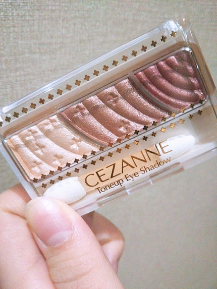 トーンアップアイシャドウ/CEZANNE/アイシャドウパレットを使ったクチコミ(1枚目)