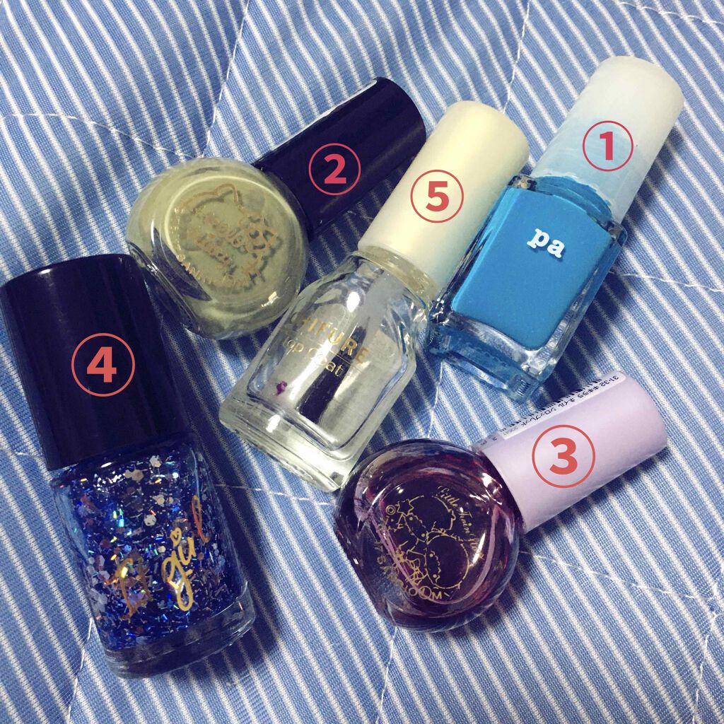 そると on LIPS 「【夏ネイル予習✨記録用】○使ったもの①paネイル②ダイソーキテ..」(2枚目)