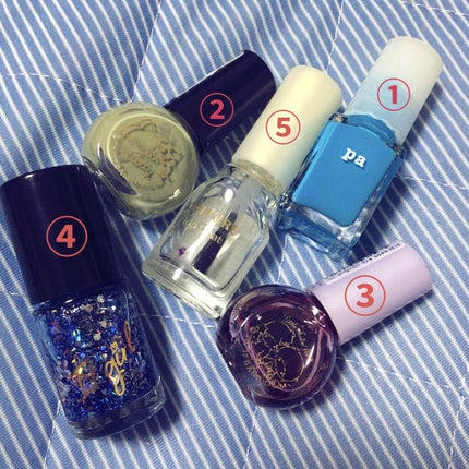 そると on LIPS 「【夏ネイル予習✨記録用】○使ったもの①paネイル②ダイソーキテ..」(2枚目)