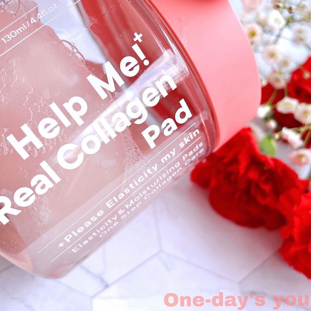 ヘルプミー! リアルコラーゲンパッド/One-day's you/トナーパッドを使ったクチコミ（1枚目）