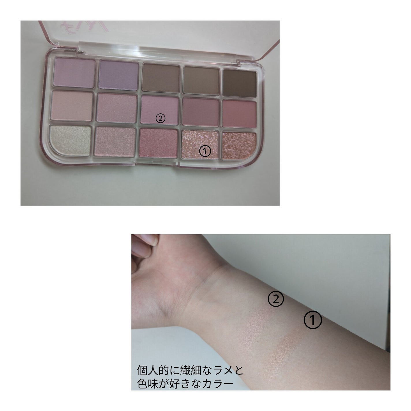 フィー モアムードアイパレット/fwee/アイシャドウパレットを使ったクチコミ(2枚目)