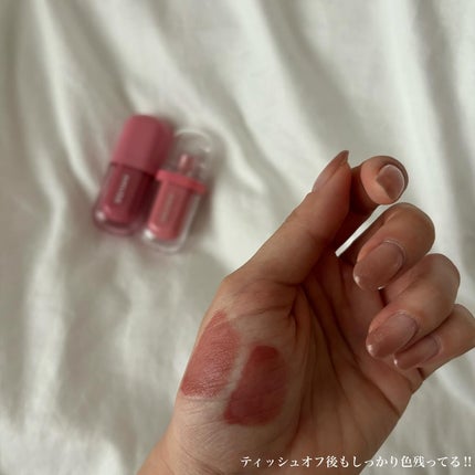 ジェルフィットティント/AMUSE/リップティントを使ったクチコミ(5枚目)