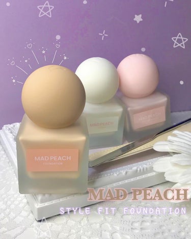 マッドピーチ スタイルフィットファンデーション 1.0 グローベージュ(GLOW BEIGE)/MAD PEACH/リキッドファンデーションを使ったクチコミ（1枚目）