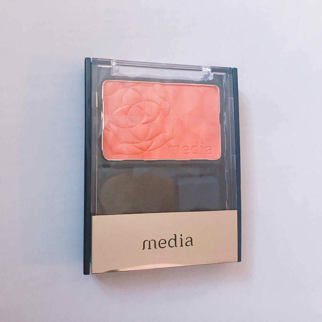 ブライトアップチークN/media/パウダーチークを使ったクチコミ（1枚目）