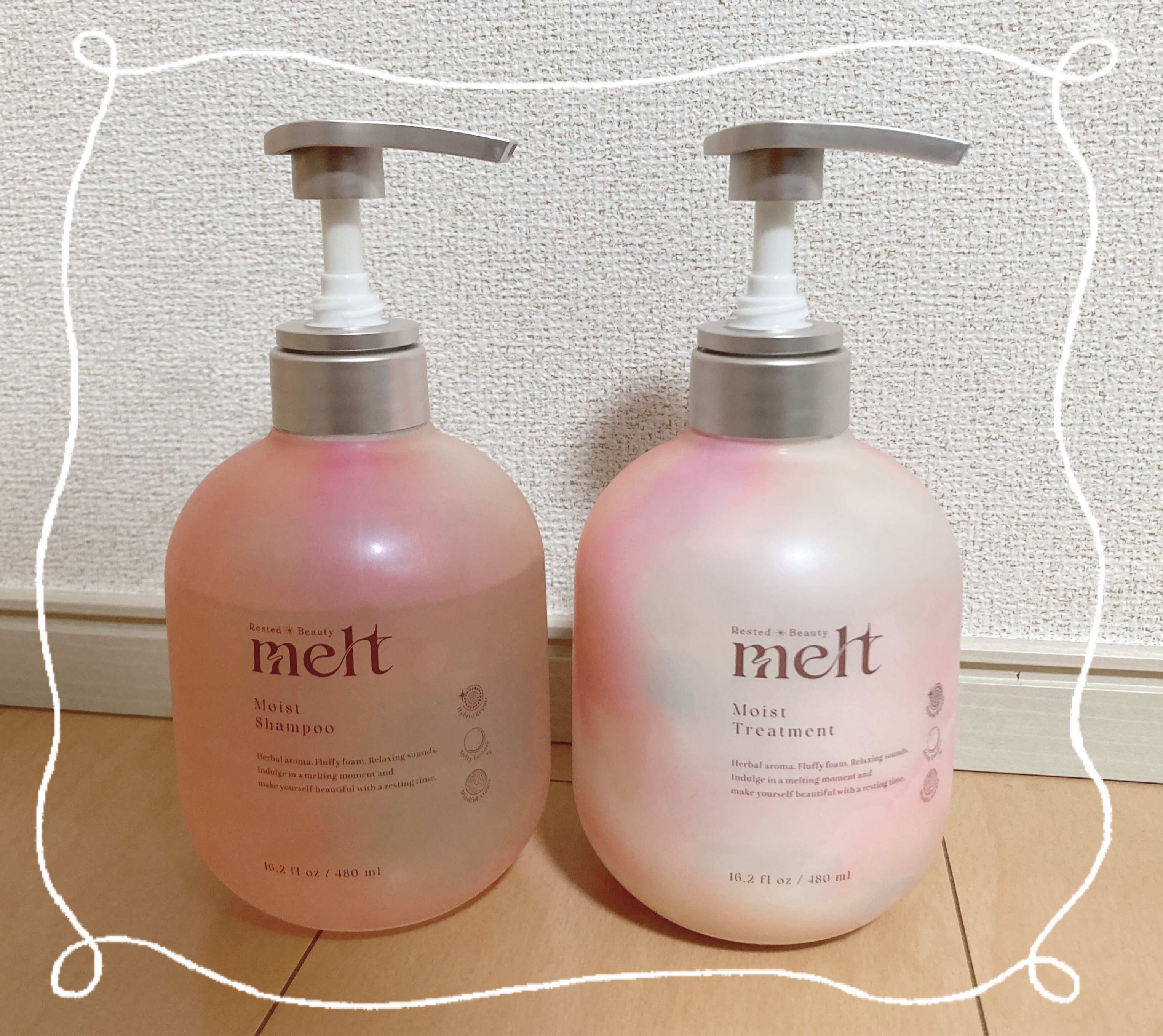 メルト モイストシャンプー／トリートメント/melt/市販シャンプーを使ったクチコミ（1枚目）