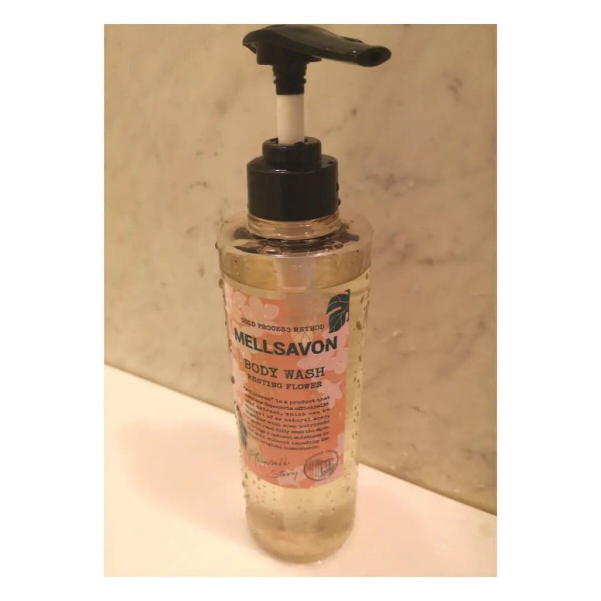 ボディウォッシュ レスティングフラワー 本体/Mellsavon/ボディソープを使ったクチコミ（2枚目）