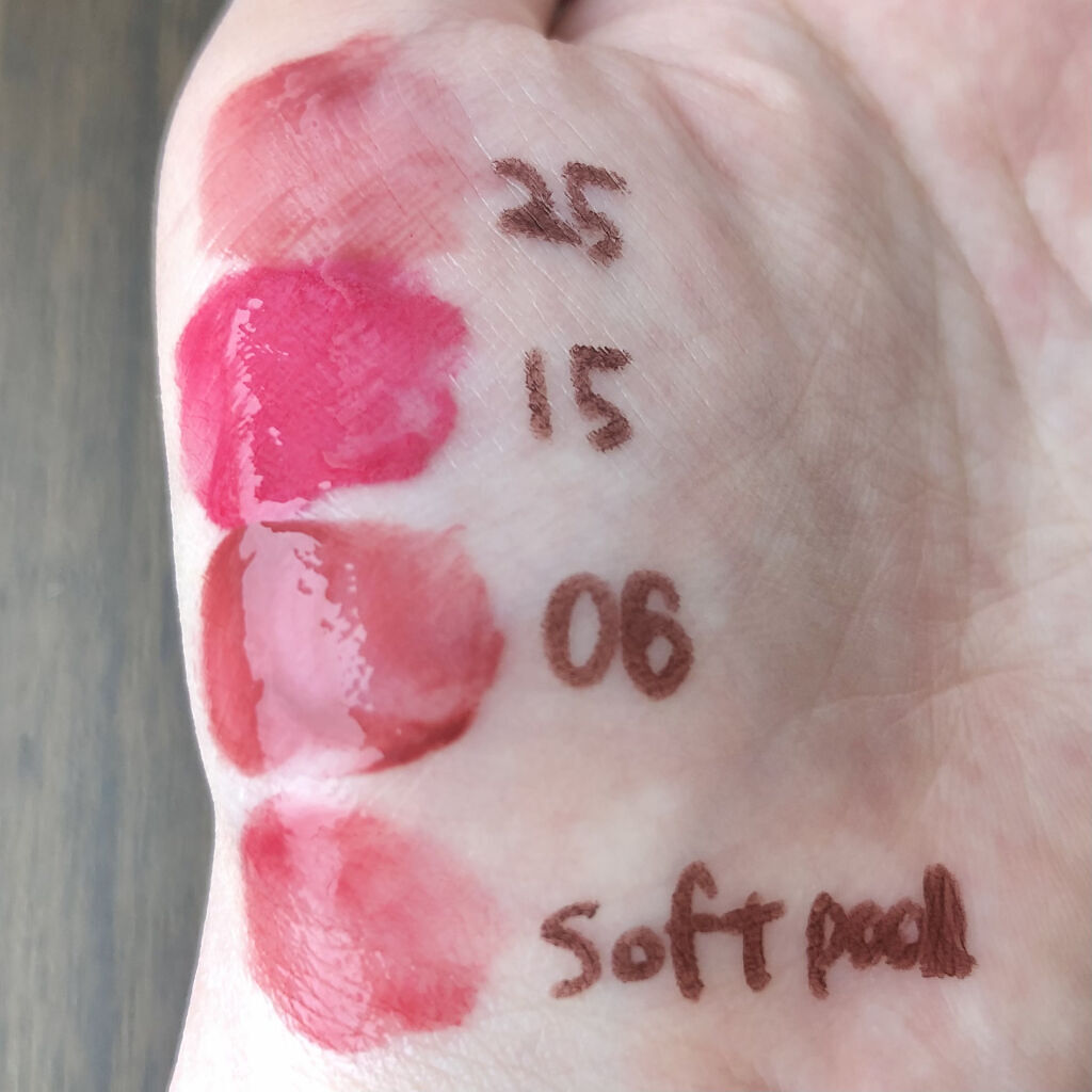 ジューシーラスティングティント/rom&nd/リップティントを使ったクチコミ（3枚目）