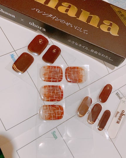 セミキュアジェルネイル(ハンド)/ohora/ネイルシールを使ったクチコミ(6枚目)