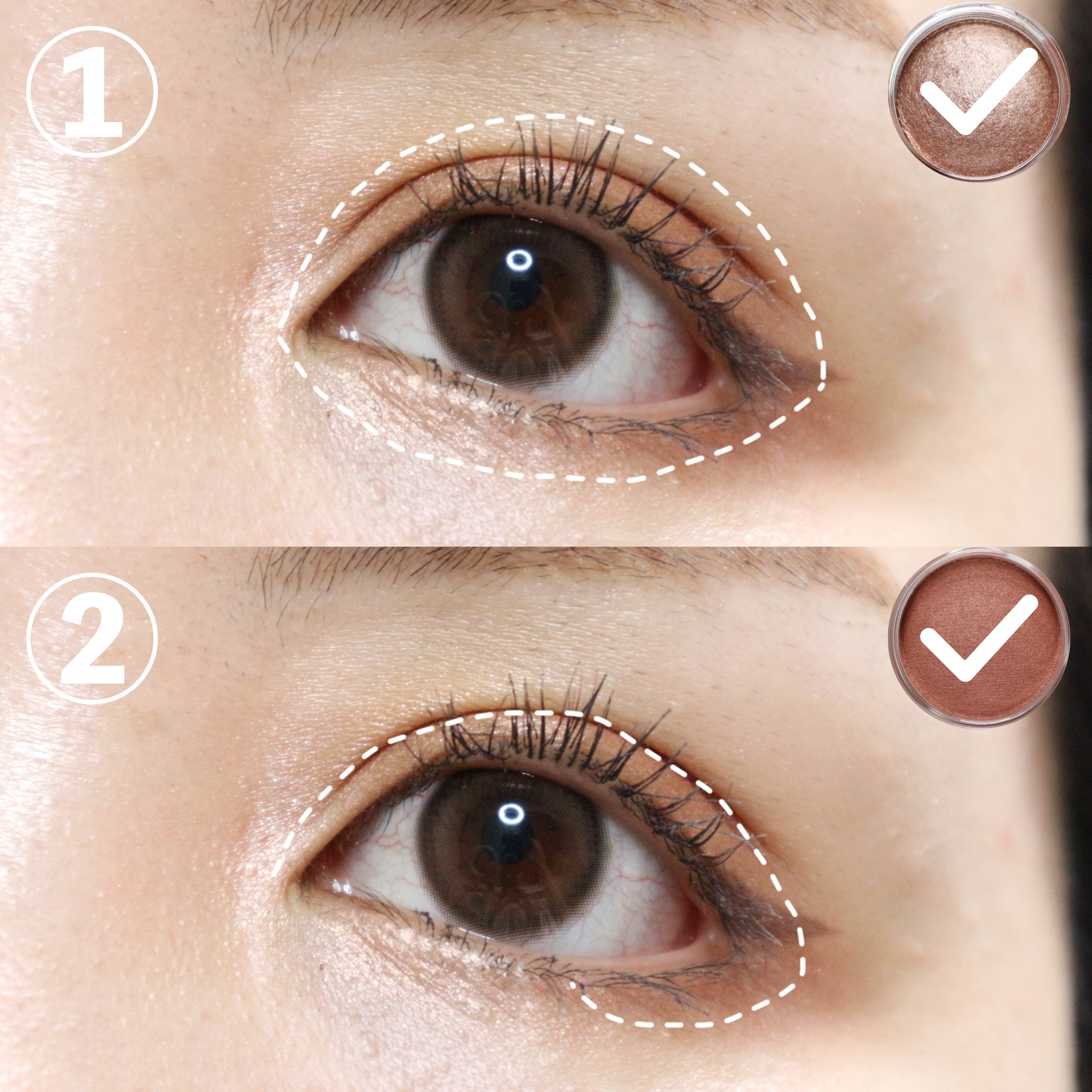 アイグロウジェム スキンシャドウ/DECORTÉ/ジェル・クリームアイシャドウを使ったクチコミ（2枚目）