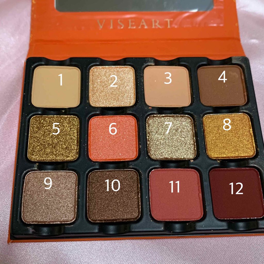 Spritz EDIT Eye Shadow Palette/VISEART/アイシャドウパレットを使ったクチコミ(2枚目)
