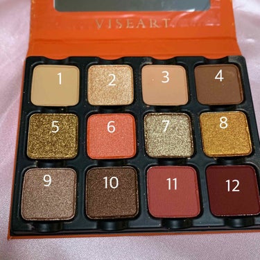 Spritz EDIT Eye Shadow Palette/VISEART/パウダーアイシャドウを使ったクチコミ（2枚目）