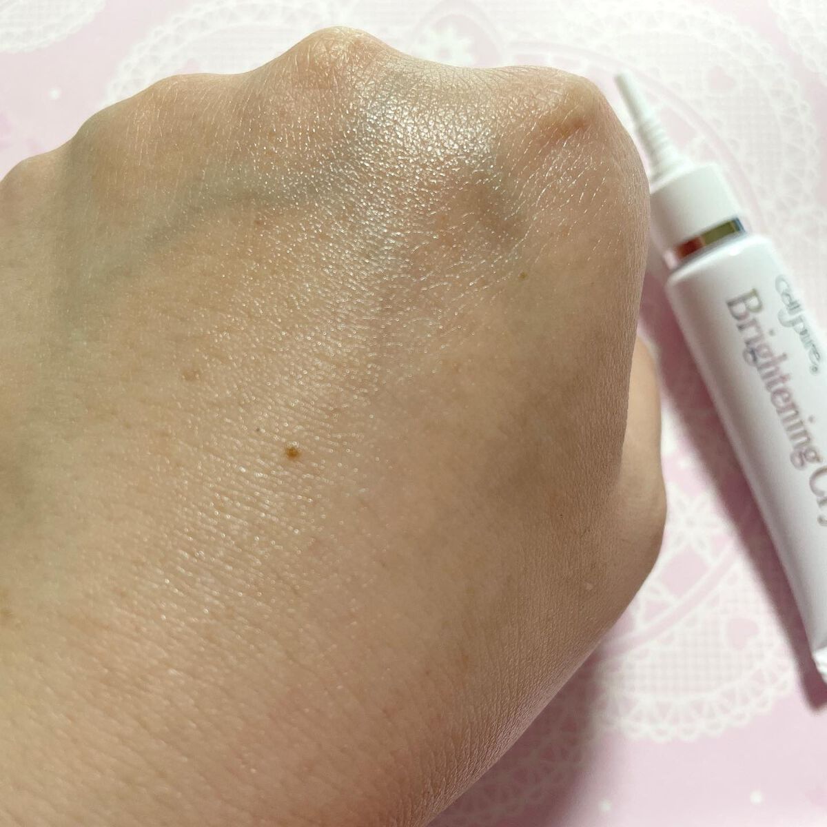 Brightning Crystal/セルピュア/フェイスクリームを使ったクチコミ(3枚目)