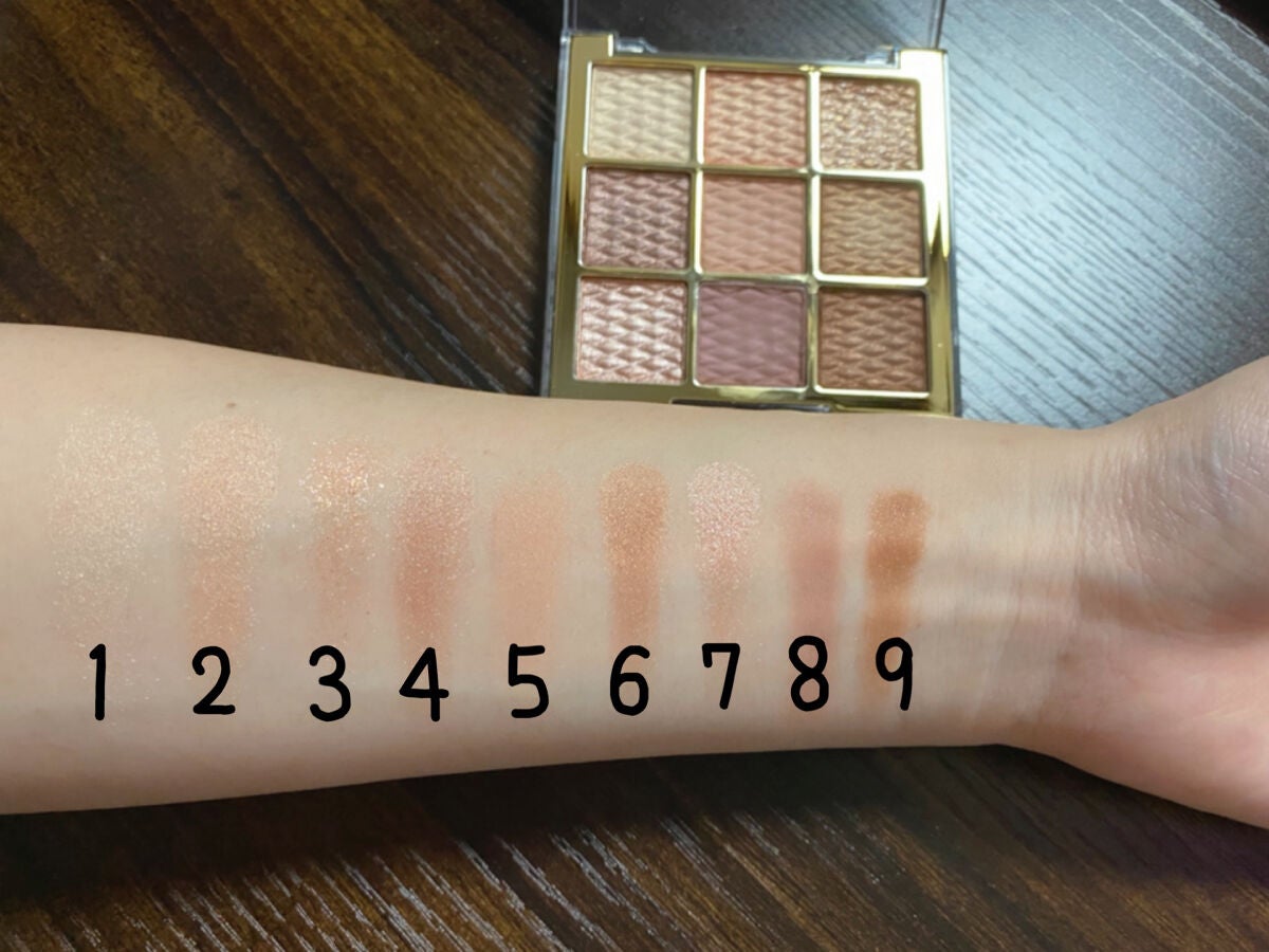ソフトクレイビームアイシャドウパレット/AMIOK/ジェル・クリームアイシャドウを使ったクチコミ(4枚目)