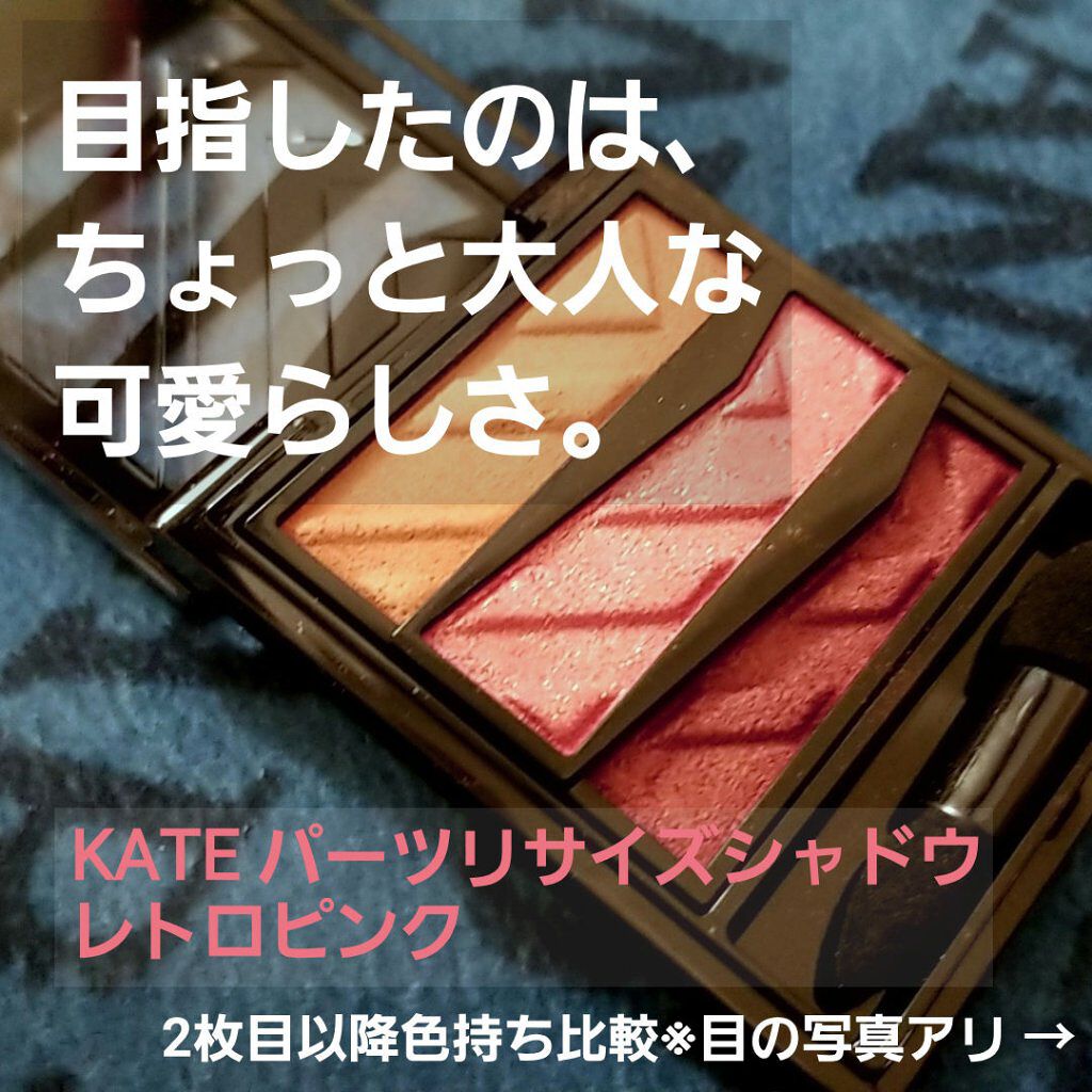 パーツリサイズシャドウ/KATE/アイシャドウパレットを使ったクチコミ(1枚目)