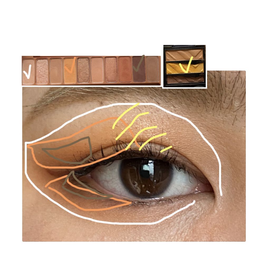 パーツリサイズシャドウ/KATE/アイシャドウパレットを使ったクチコミ（2枚目）